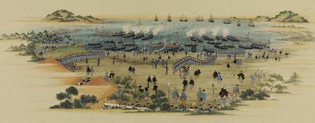 The arrival of the Americans at Yokohama